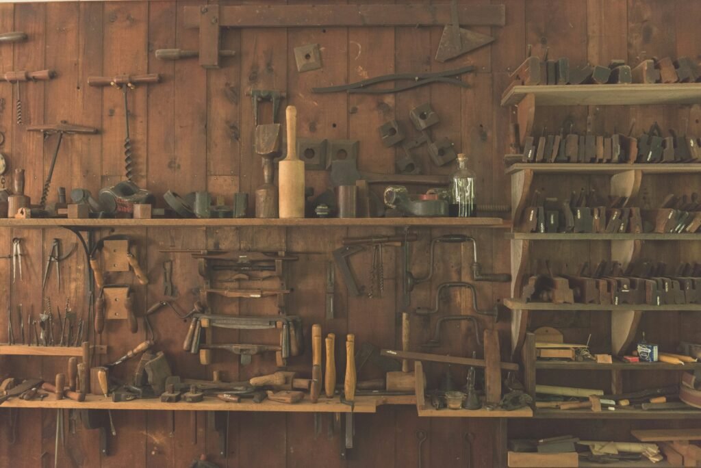 Old tool wall